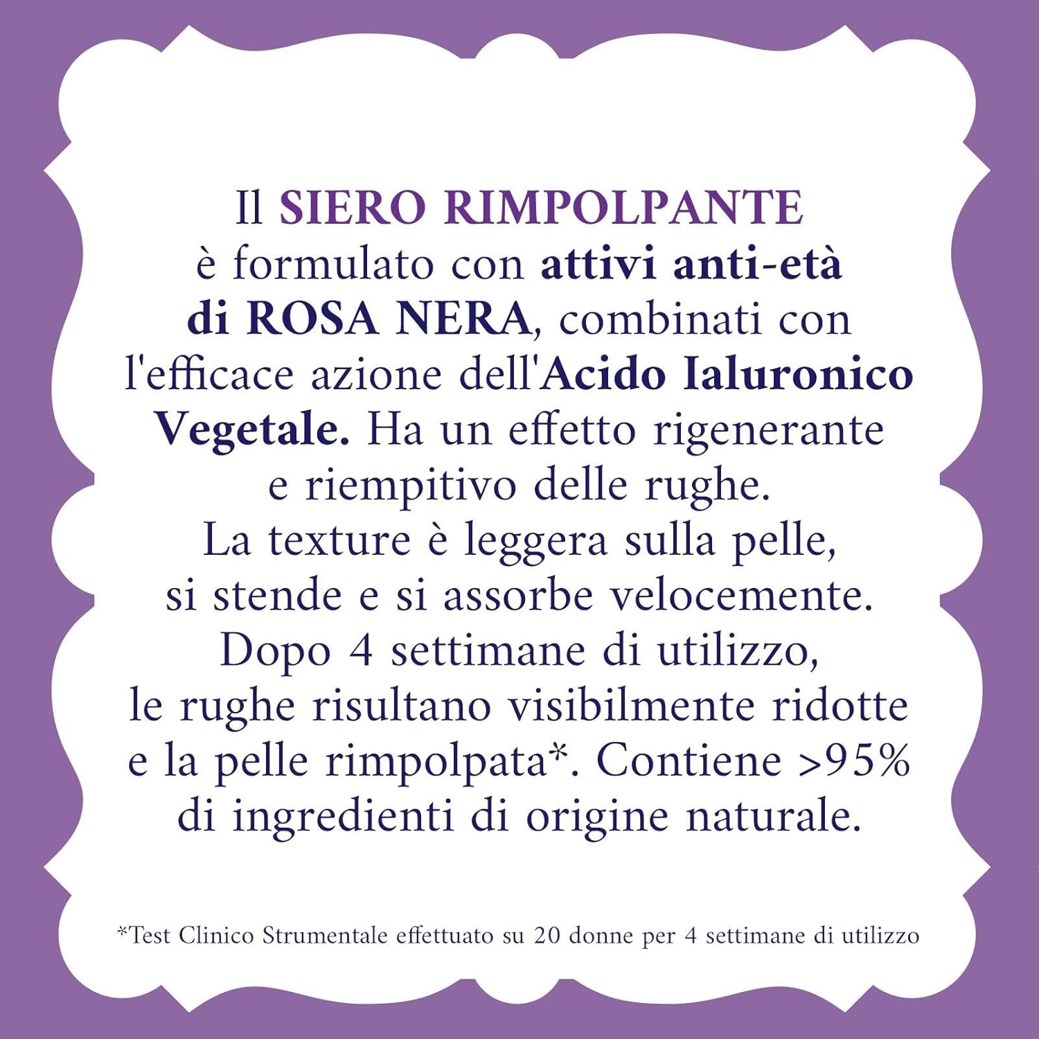 Acqua Alle Rose - Siero Rimpolpante All'Acido Ialuronico 30 ml