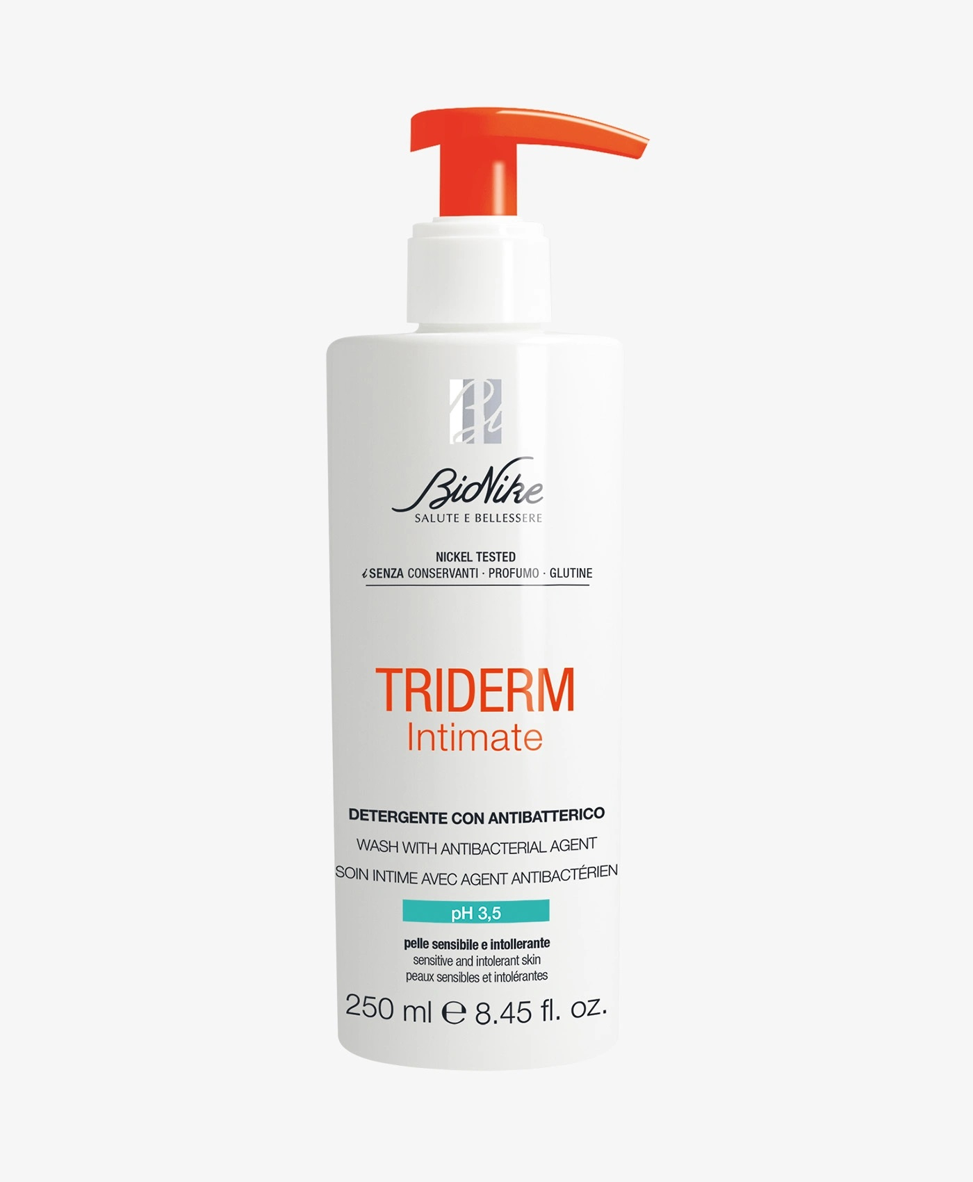 Bionike Triderm Intimate Detergente Intimo pH 3.5 Antibatterico 250 ml