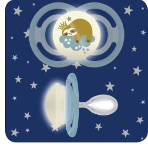 MAM Perfect Night 16+ Succhietto silicone azzurro maschio