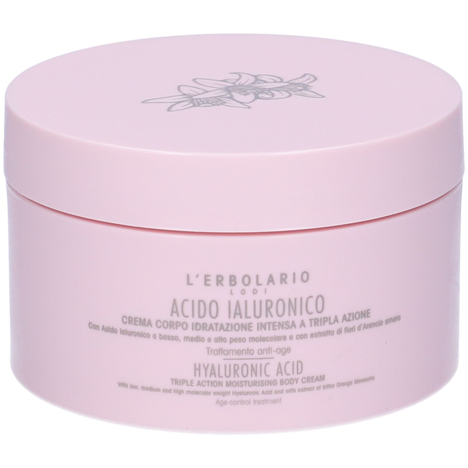 L'Erbolario Acido Ialuronico crema corpo idratazione intensa a tripla azione 200ml