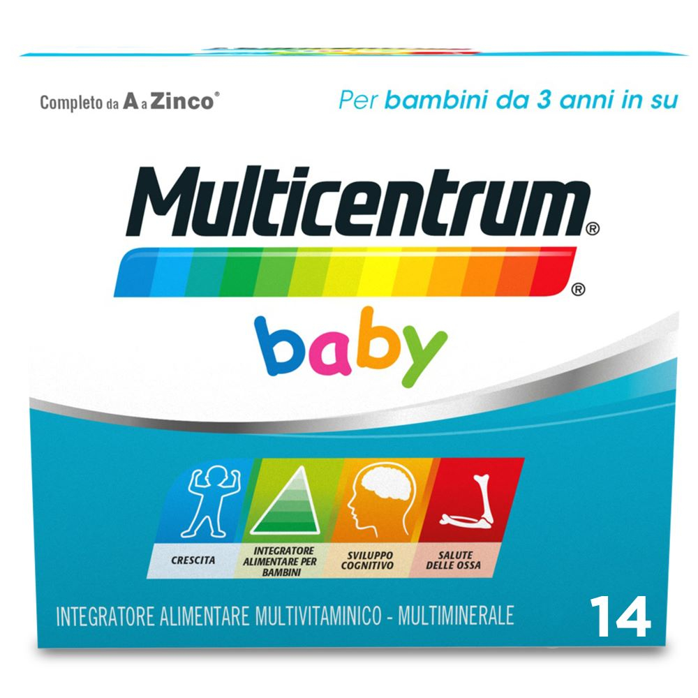 Multicentrum Baby Integratore Alimentare Multivitaminico Multiminerale Vitamine Bambini 3+ 14 Bst -SCADENZA NOVEMBRE 2025 Multicentrum Baby Integratore Alimentare Multivitaminico Multiminerale Vitamine Bambini 3+ 14 Bst -SCADENZA NOVEMBRE 2025