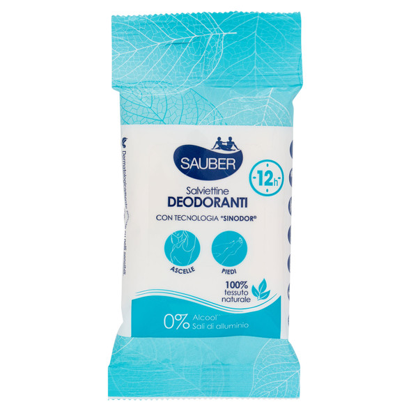 SAUBER SALVIETTE DEODORANTI X 10