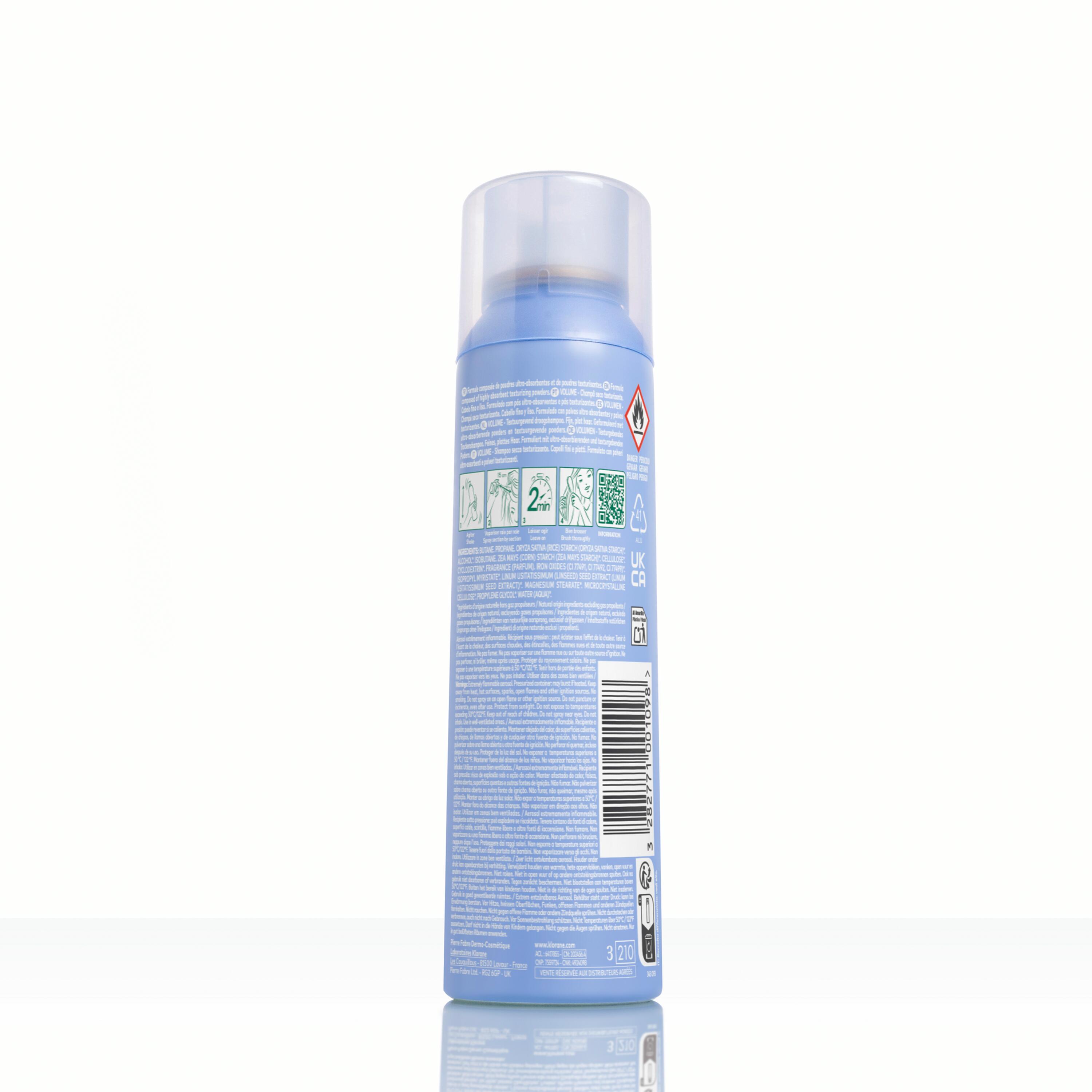 Klorane - Shampoo Secco Texturizzante Al Lino 150 ml