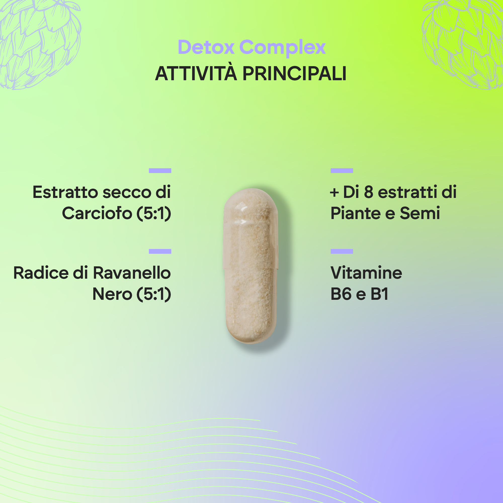 Nutralie Detox Complex 90 Capsule - Integratore Depurativo