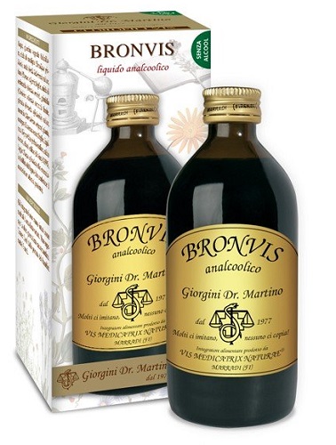 Dr. Giorgini Bronvis Liquido Analcolico Integratore Benessere Naso e Gola 200 ml