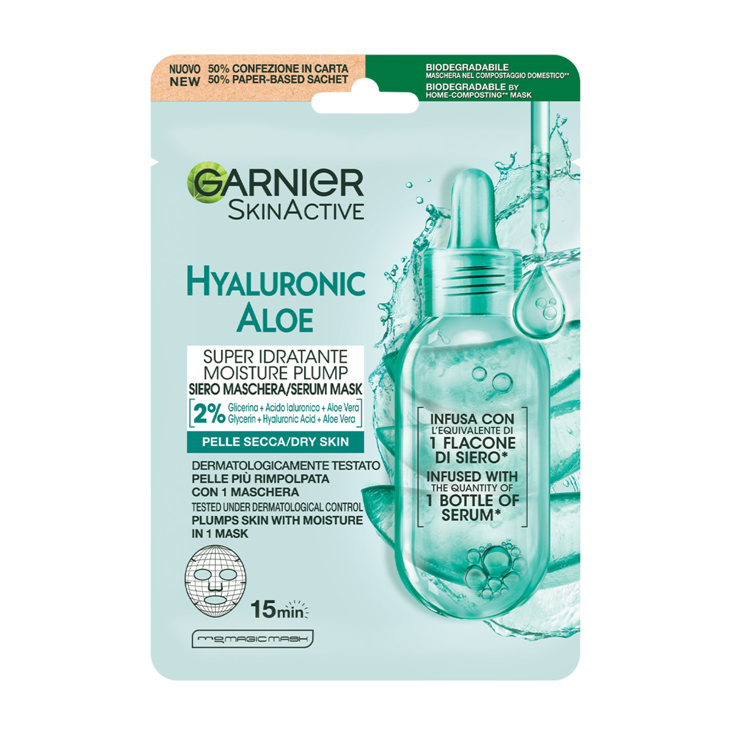 GARNIER MASCHERA TESSUTO HYDRA GARNIER MASCHERA TESSUTO HYDRA