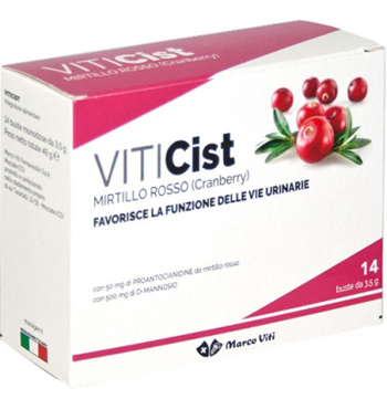 Massigen Mirtillo Rosso Integratore Benessere Vie Urinarie 14 Bustine