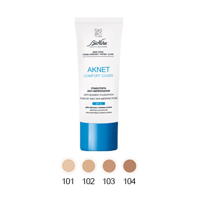 Bionike Aknet Comfort Cover 102 Fondotinta Anti-Imperfezioni 30 mL Bionike Aknet Comfort Cover 102 Fondotinta Anti-Imperfezioni 30 mL