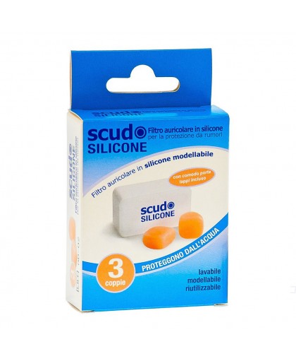 Earplug Scudo Silicone Tappi Auricolari Modellanti 3 Paia Earplug Scudo Silicone Tappi Auricolari Modellanti 3 Paia