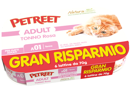 PR CAT A01 GR TONNO ROSA 6X70G