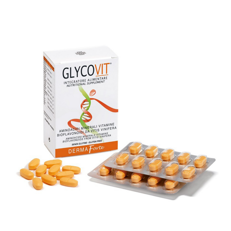 GLYCOVIT DERMAFORTE Integratore pelle&capelli 30cpr 