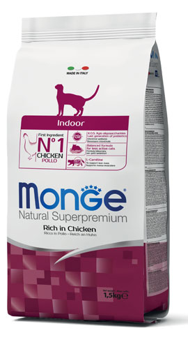 MONGE CAT INDOOR 1,5KG