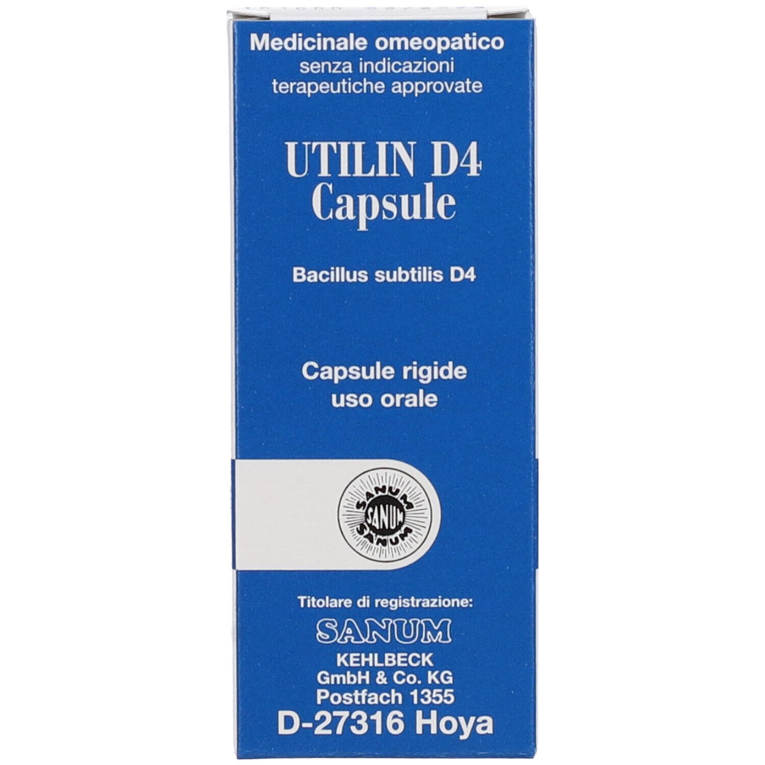 Imo Sanum Utilin D4 Medicinale Omeopatico 5 Capsule