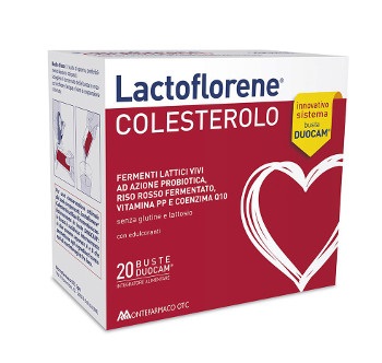 Lactoflorene Colesterolo - Integratore di Fermenti Lattici e Riso Rosso - 20 Bustine Lactoflorene Colesterolo - Integratore di Fermenti Lattici e Riso Rosso - 20 Bustine