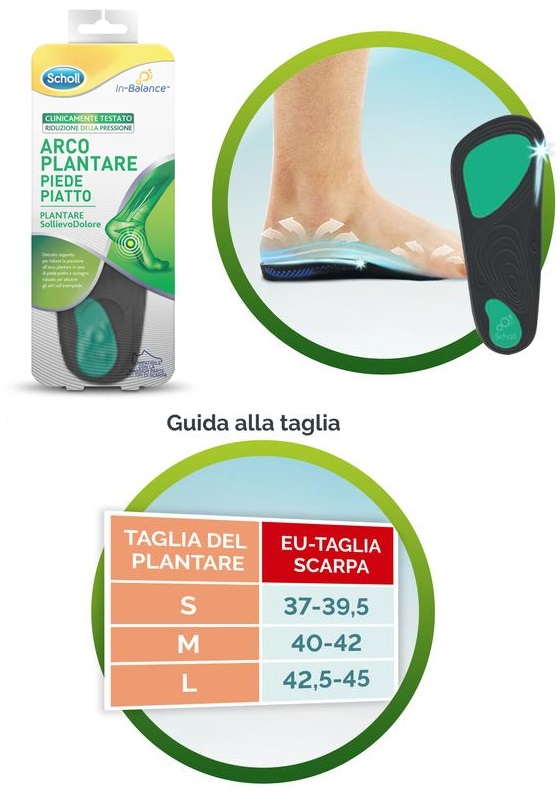 SCHOLL Plantari Arco M 2pz