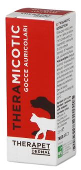 Theramicotic Gocce Otologiche Per Cani E Gatti 25 ml Theramicotic Gocce Otologiche Per Cani E Gatti 25 ml