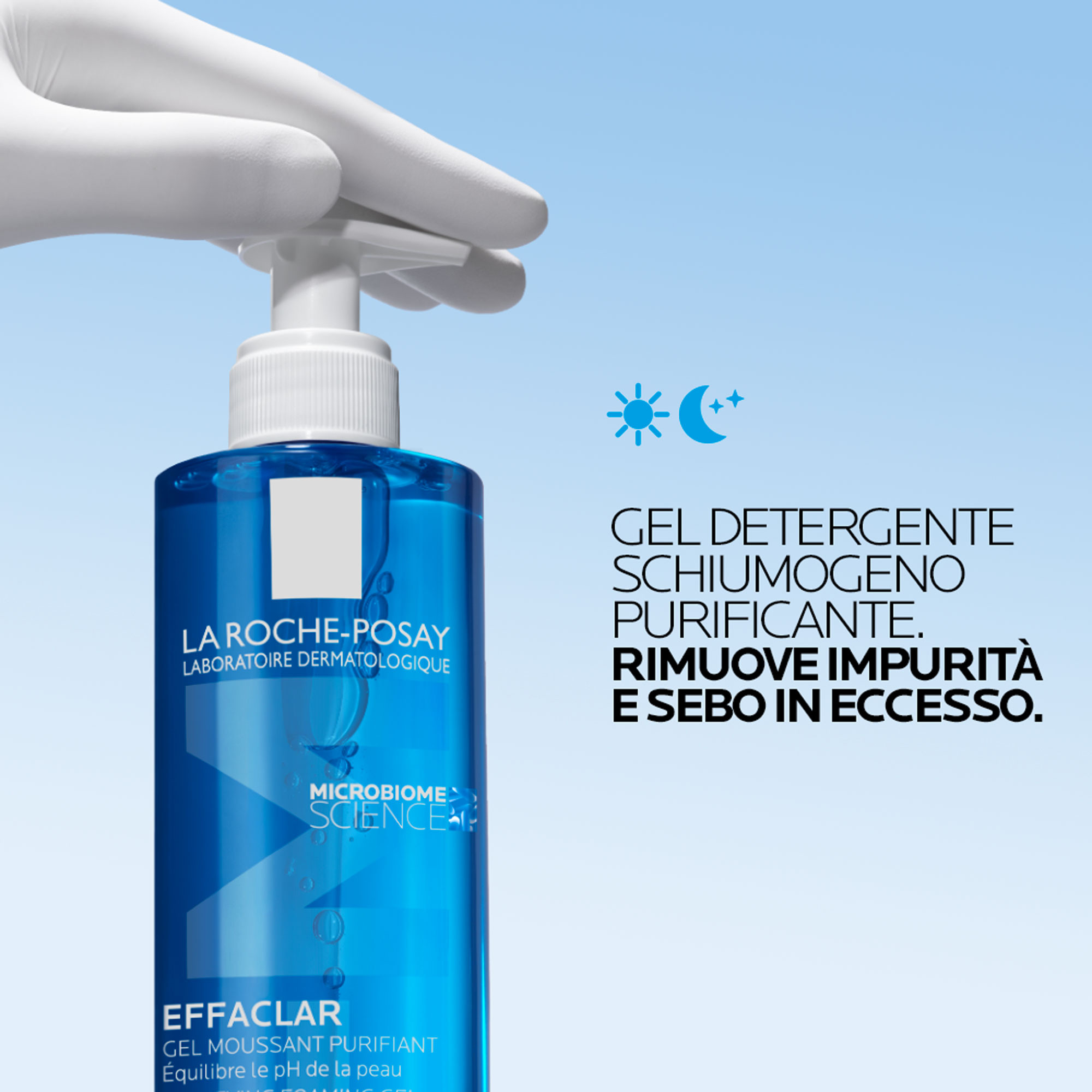La Roche-Posay Effaclar - Gel Mousse Purificante Per Pelle Grassa E Sensibile 400 ml
