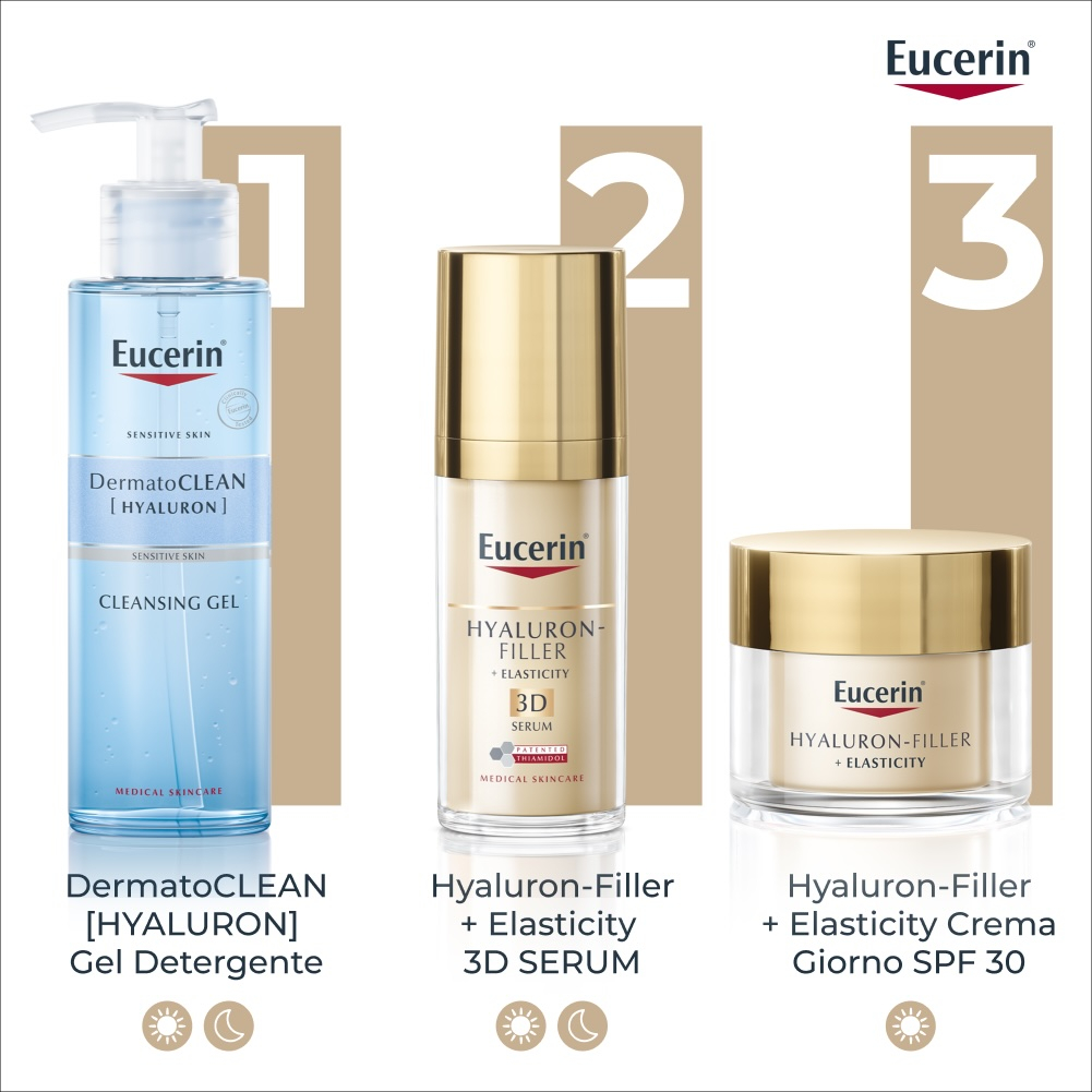 Eucerin Hyal-Filler Elasticity Crema Giorno Viso SPF30 50mL Eucerin Hyal-Filler Elasticity Crema Giorno Viso SPF30 50mL