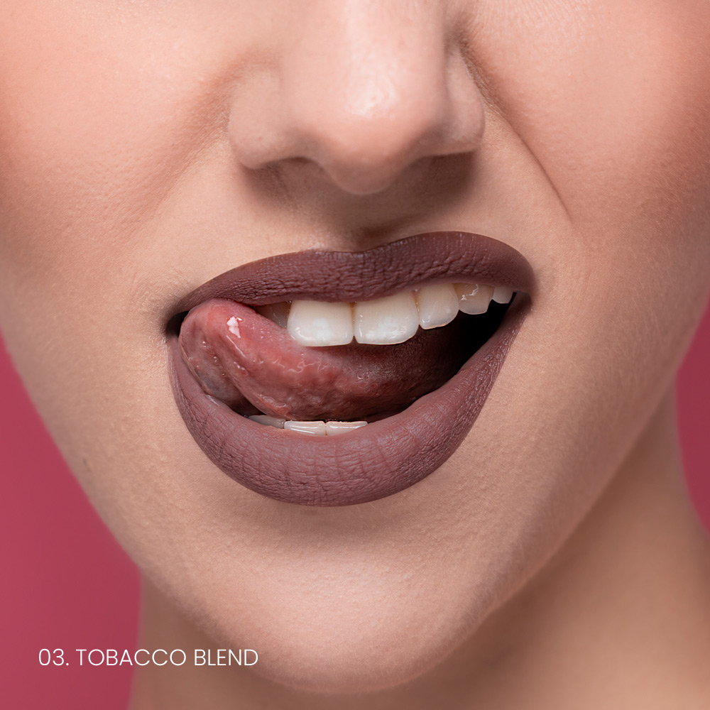 Mia Makeup - Matte 'N' Bomb - Rossetto Liquido N.03 Tobacco Blend