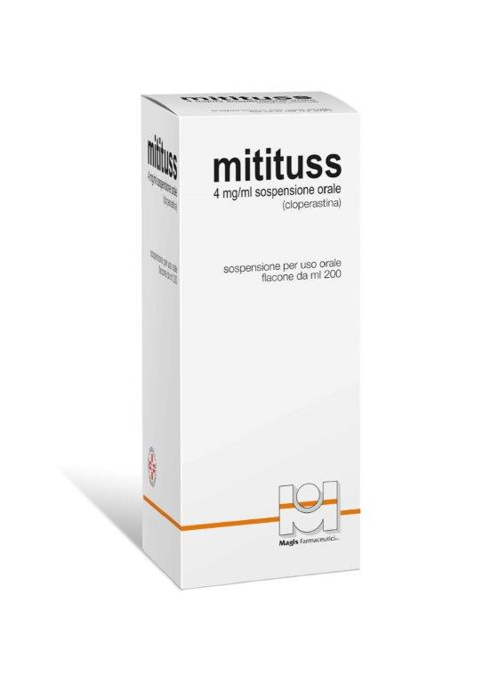Mitituss Sospensione Orale 4 mg/ml Sedativo Tosse 200 ml
