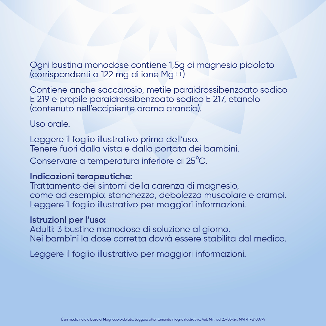 MAG 2 SOLUZIONE 20 BUSTE bustine 1,5G/10ML MAG 2 SOLUZIONE 20 BUSTE bustine 1,5G/10ML