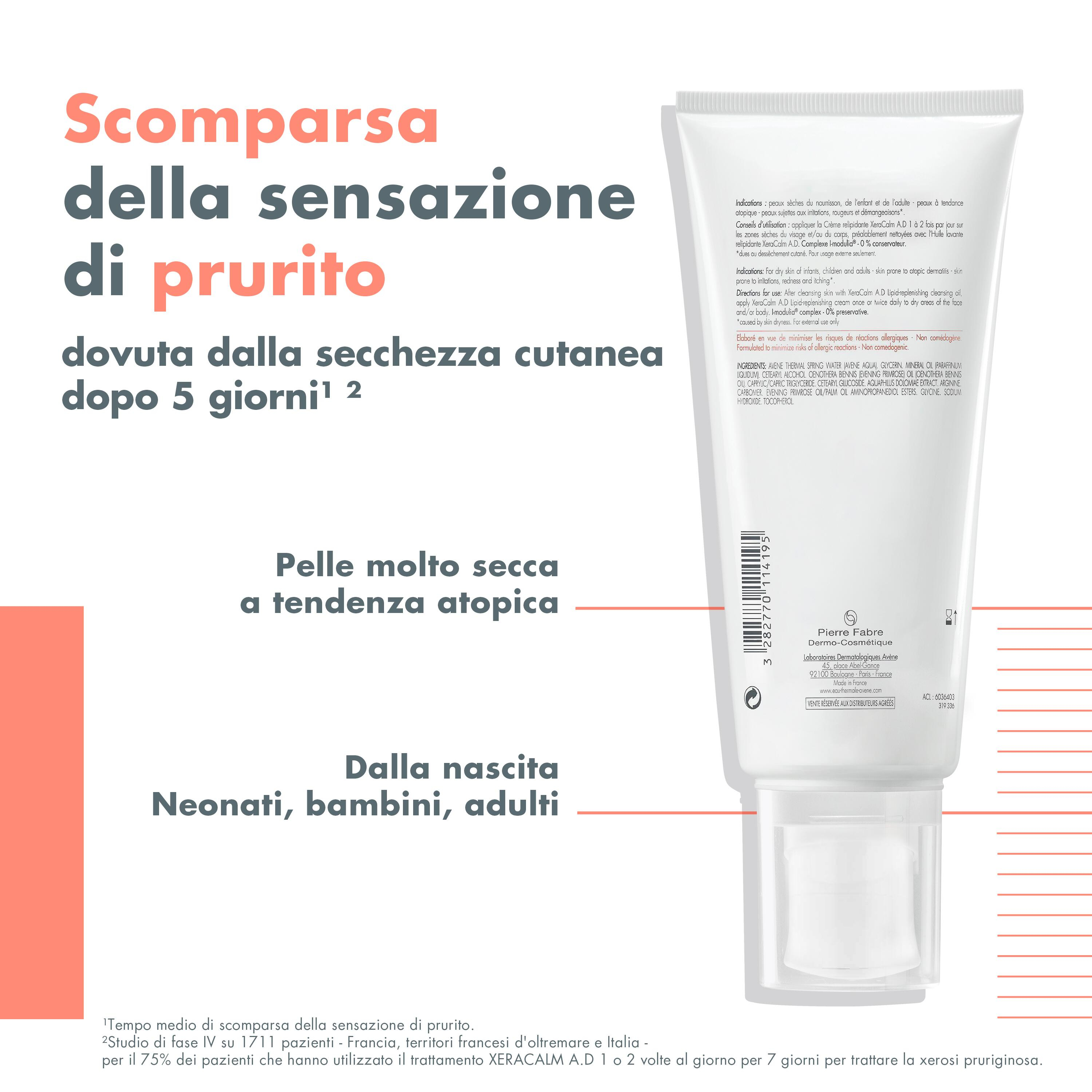 Eau Thermale Avène - XERACALM A.D Crema Liporestitutiva 200 ml Eau Thermale Avène - XERACALM A.D Crema Liporestitutiva 200 ml