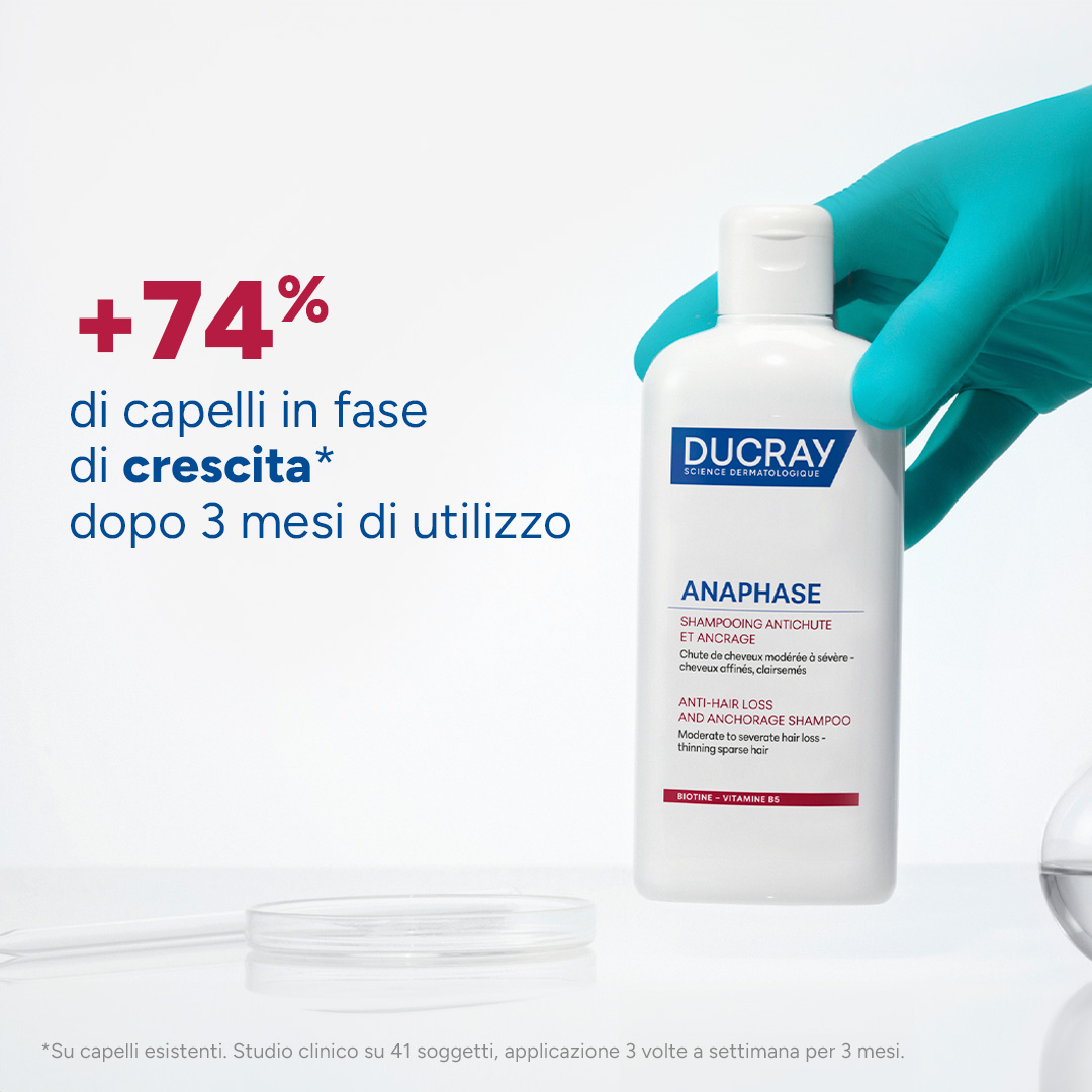 Ducray - Anaphase+ - Shampoo Contro La Caduta E L'Ancoraggio Dei Capelli 200 ml
