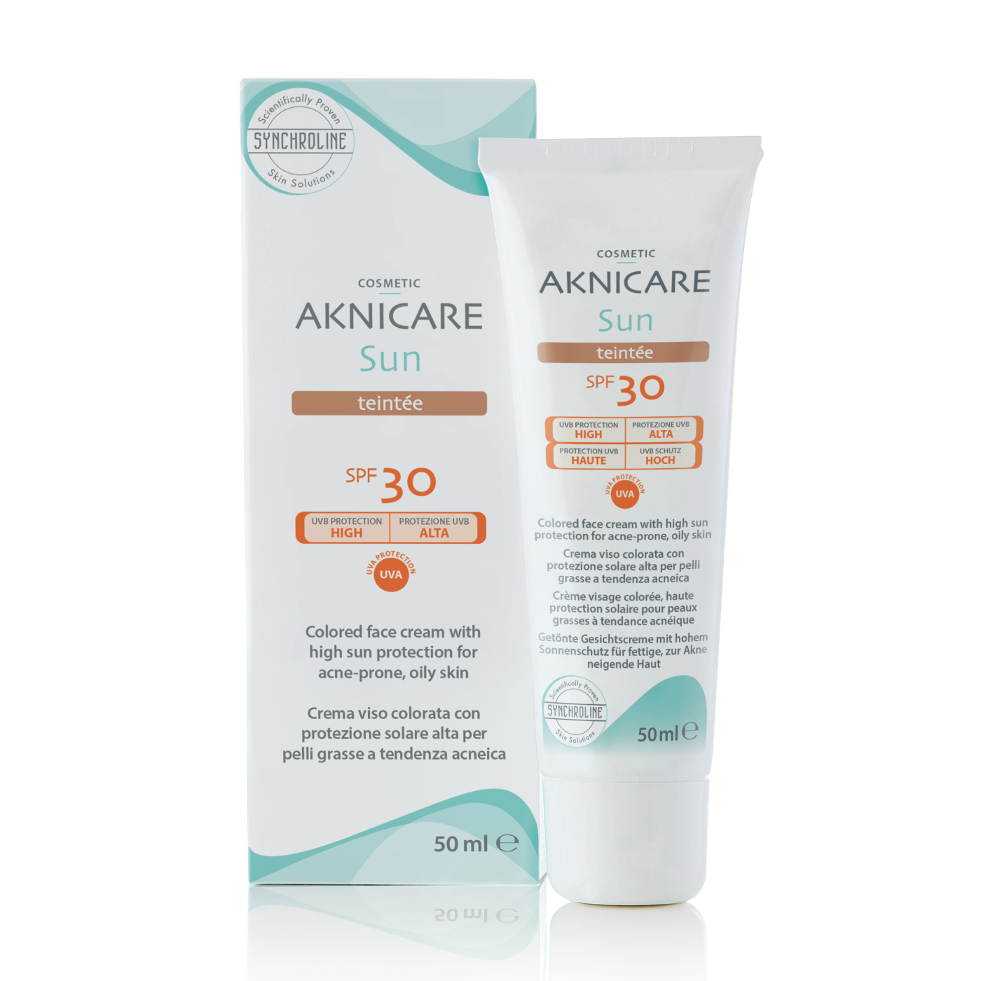 AKNICARE SUN TEINT SPF30 50ML