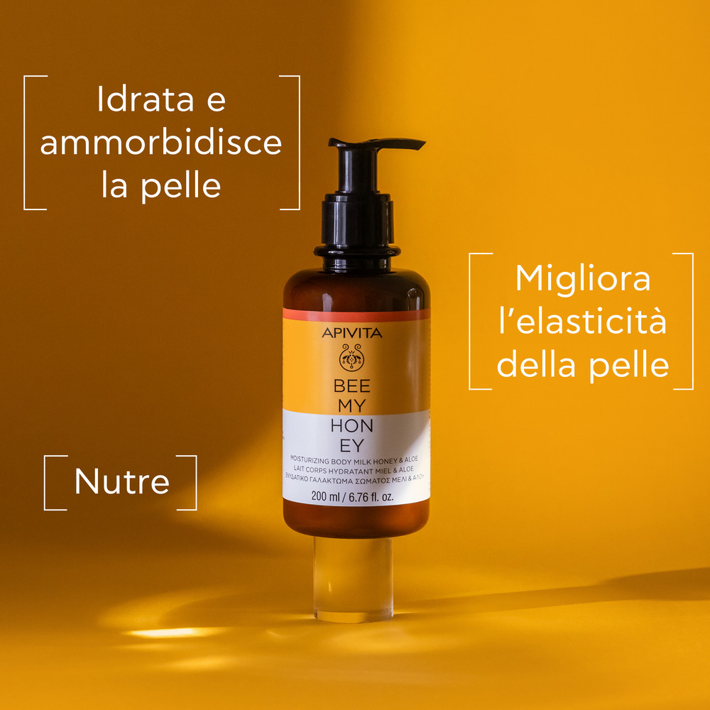 Apivita Bee My Honey - Latte Corpo Idratante E Nutriente Con Aloe E Miele 200 ml