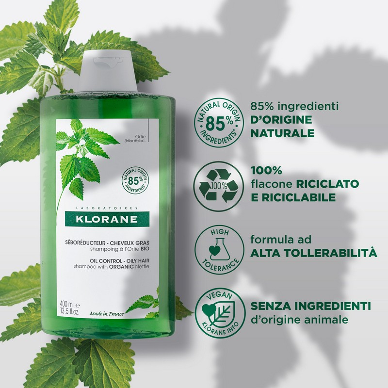 KLORANE SH ORTICA T20 400ML KLORANE SH ORTICA T20 400ML