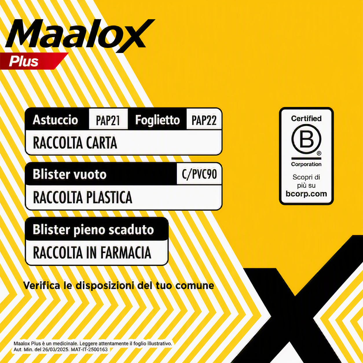 Maalox Plus  4% + 3,5% + 0,5% - Sospensione Orale Contro Bruciore E Iperacidità Di Stomaco 250 ml
