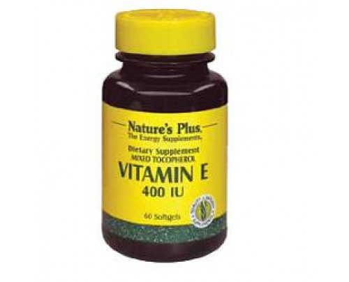 Nature's Plus Vitamina E 400 UI Integratore Antiossidante 60 Capsule