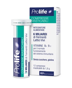 Prolife Integratore per il benessere intestinale 12 Compresse Masticabili