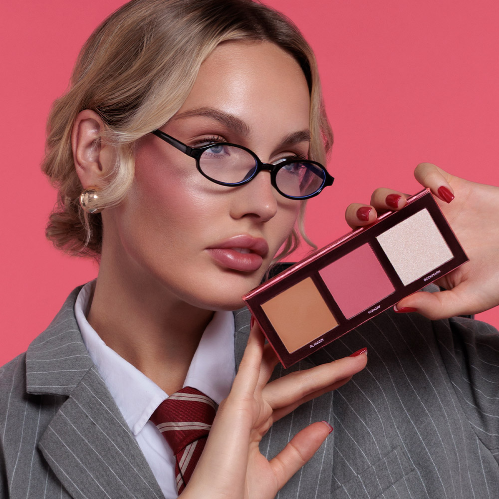 Mia Make Up Cheek Agenda - Palette 3 In 1 Viso N.02 Medium