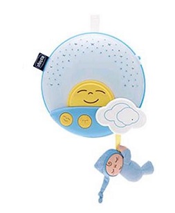 Chicco Gioco Proiettore Pannello Tramonto Azzurro 0-36 Mesi