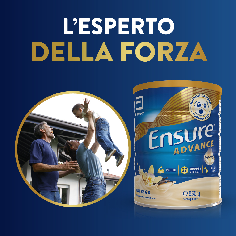 Ensure® Advance Integratore in polvere forza & energia 850g Vaniglia