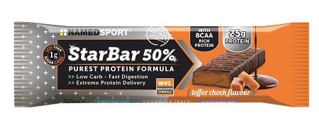 STARBAR 50% PROTEIN TOFFEE CHOCK FLAVOUR 50 G STARBAR 50% PROTEIN TOFFEE CHOCK FLAVOUR 50 G