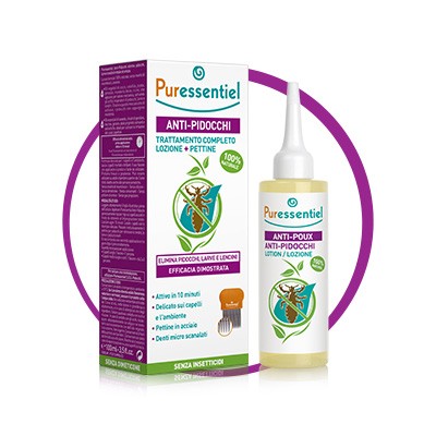 Puressentiel Lozione Antipidocchi + Pettine 100 ml Puressentiel Lozione Antipidocchi + Pettine 100 ml