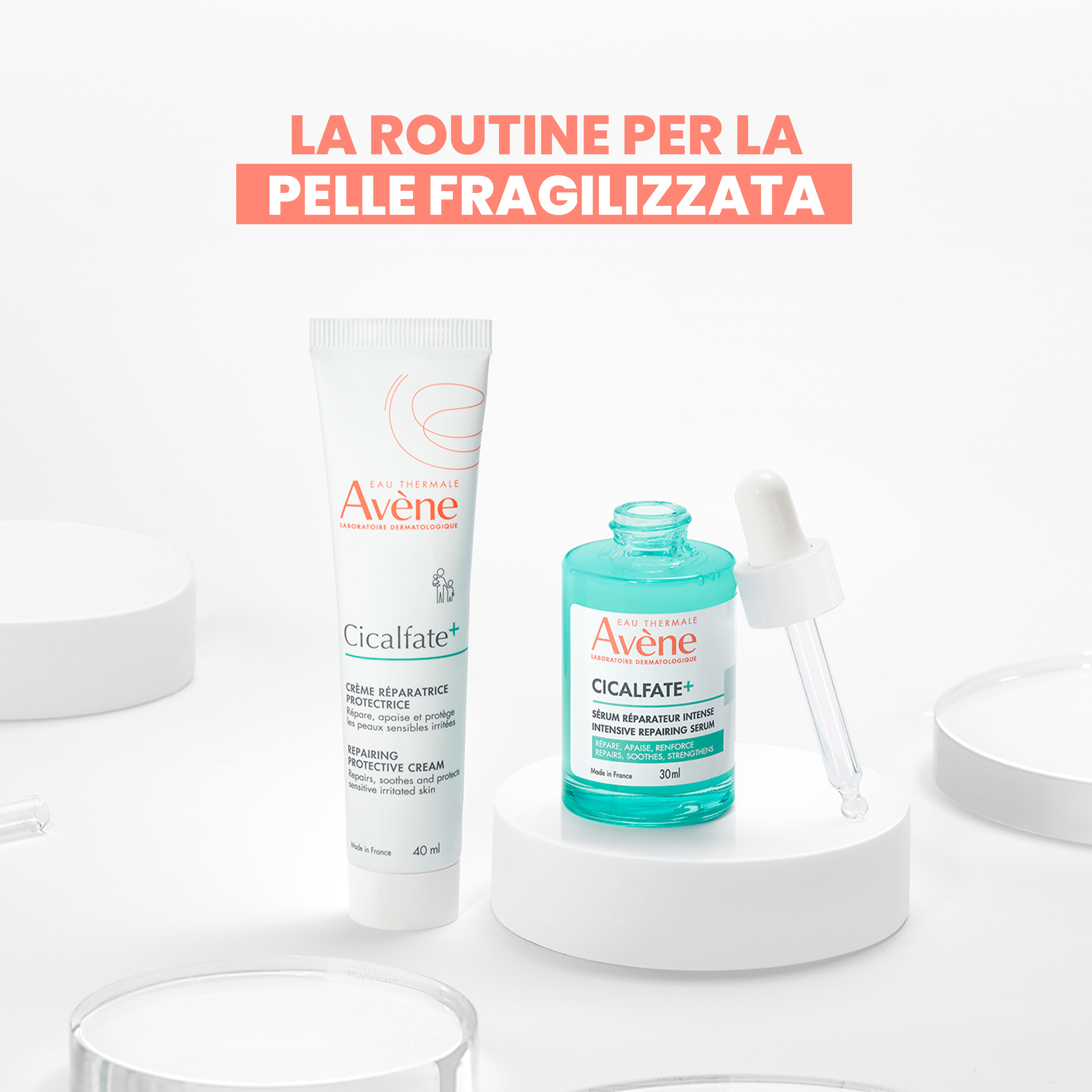 Avène Cicalfate+ - Siero Riequilibrante Intenso Per Pelle Sensibile 30 ml 