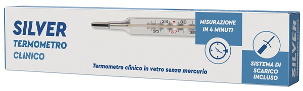 SILVER TERMOMETRO CLINICO VT