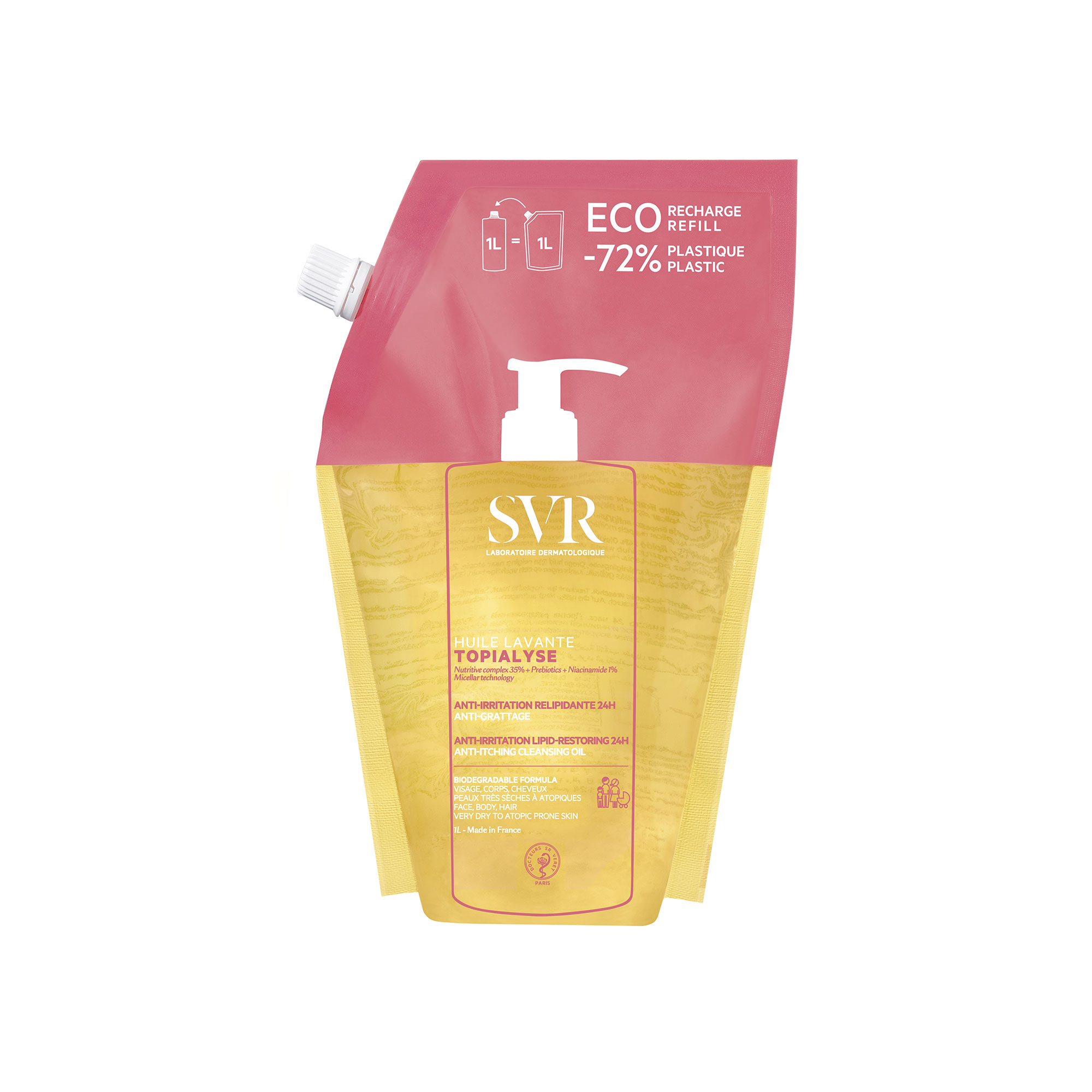 SVR Topialyse Olio Lavante Pelle Secca e Atopica Refill 1 Litro