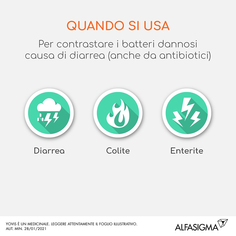 Yovis 1g, 300 Miliardi di fermenti lattici vivi, probiotici in granulato per sospensione orale 10 bustine Yovis 1g, 300 Miliardi di fermenti lattici vivi, probiotici in granulato per sospensione orale 10 bustine