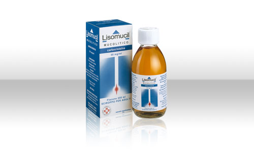Lisomucil Tosse Mucolitico 750 mg/15 ml Carbocisteina Sciroppo Adulti 200 ml