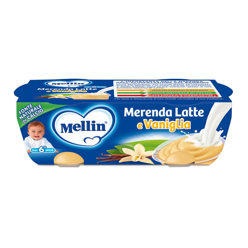 Mellin Merenda Latte/Vaniglia 2X100g Mellin Merenda Latte/Vaniglia 2X100g