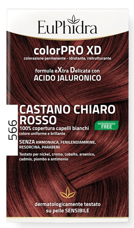 EUPHIDRA COLORPRO XD566 CASTANO CHIARO-ROSSO EUPHIDRA COLORPRO XD566 CASTANO CHIARO-ROSSO