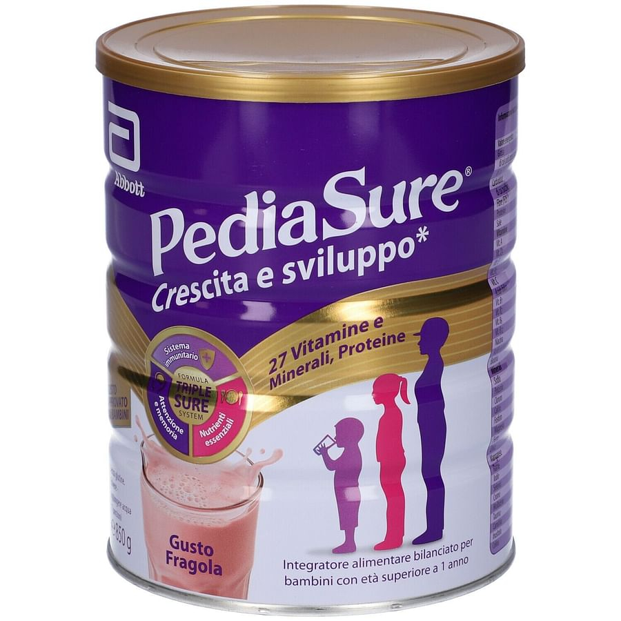 Pediasure Crescita E Sviluppo Integratore Multivitaminico Per Bambini Formato 850g Fragola Pediasure Crescita E Sviluppo Integratore Multivitaminico Per Bambini Formato 850g Fragola