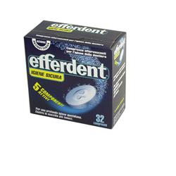 Efferdent Anti Batterico Per dentiere 90 Compresse Effervescenti