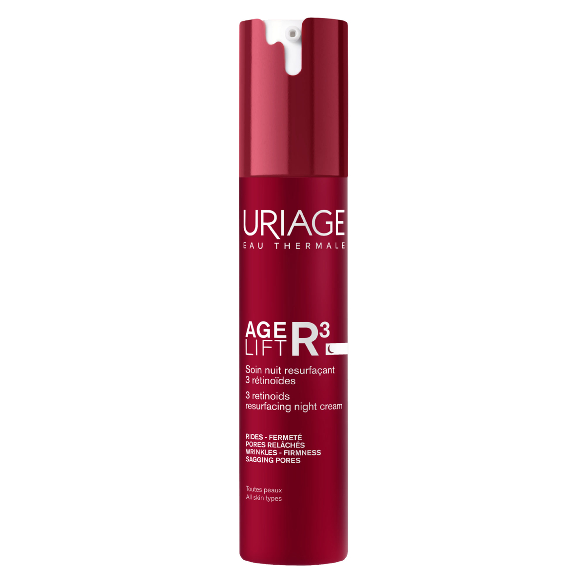 Uriage Age Lift R3 - Crema Notte Rivitalizzante Antirughe Per Pelle Sensibile 40 ml 