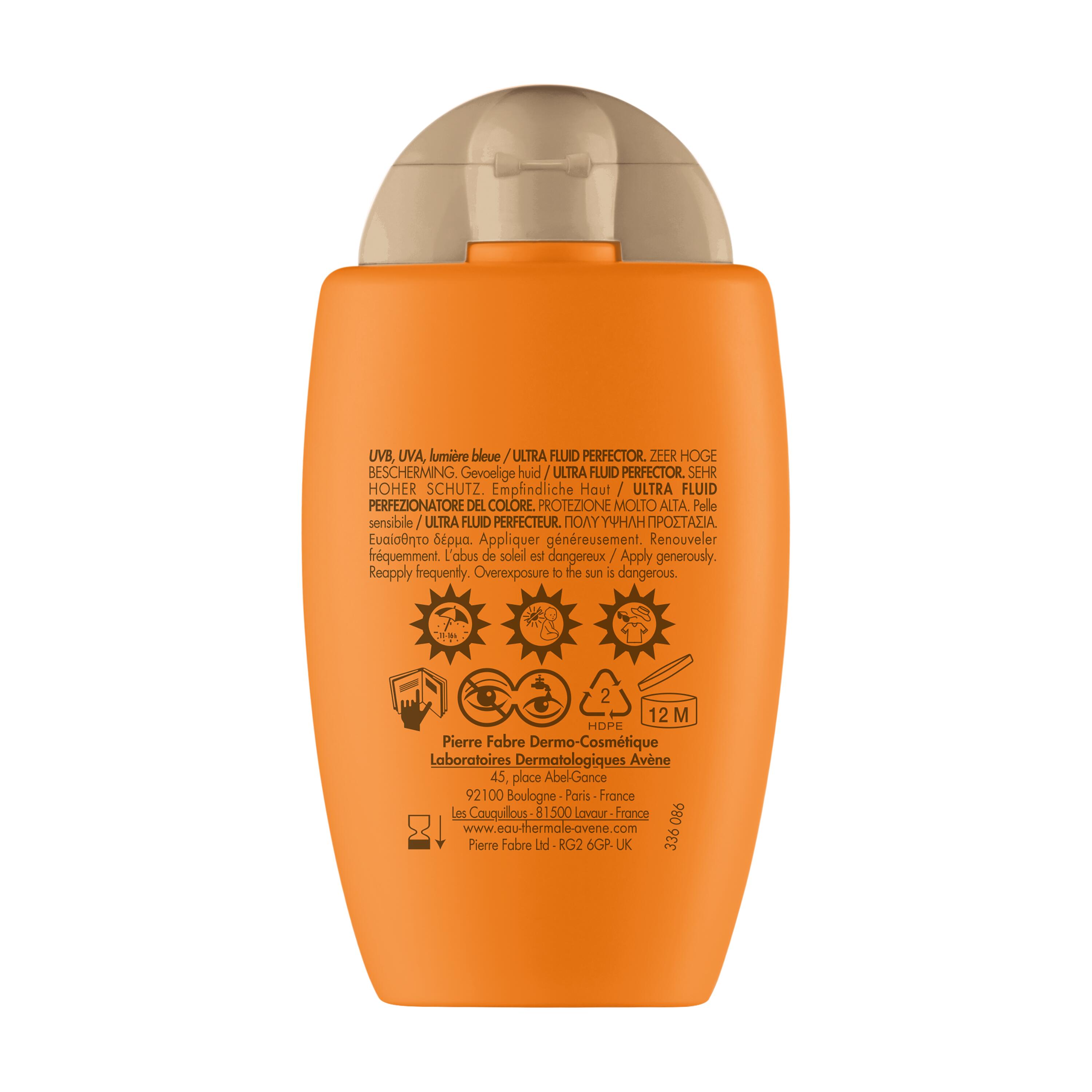 Avène - Ultra Fluid Perfezionatore Protezione Solare Molto Alta SPF50+ Viso 50 ml