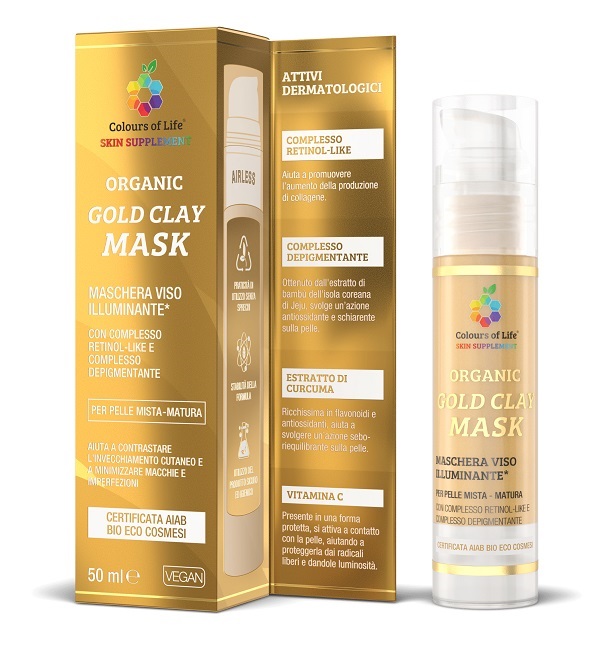 GOLD CLAY ORGANIC MASK 50ML